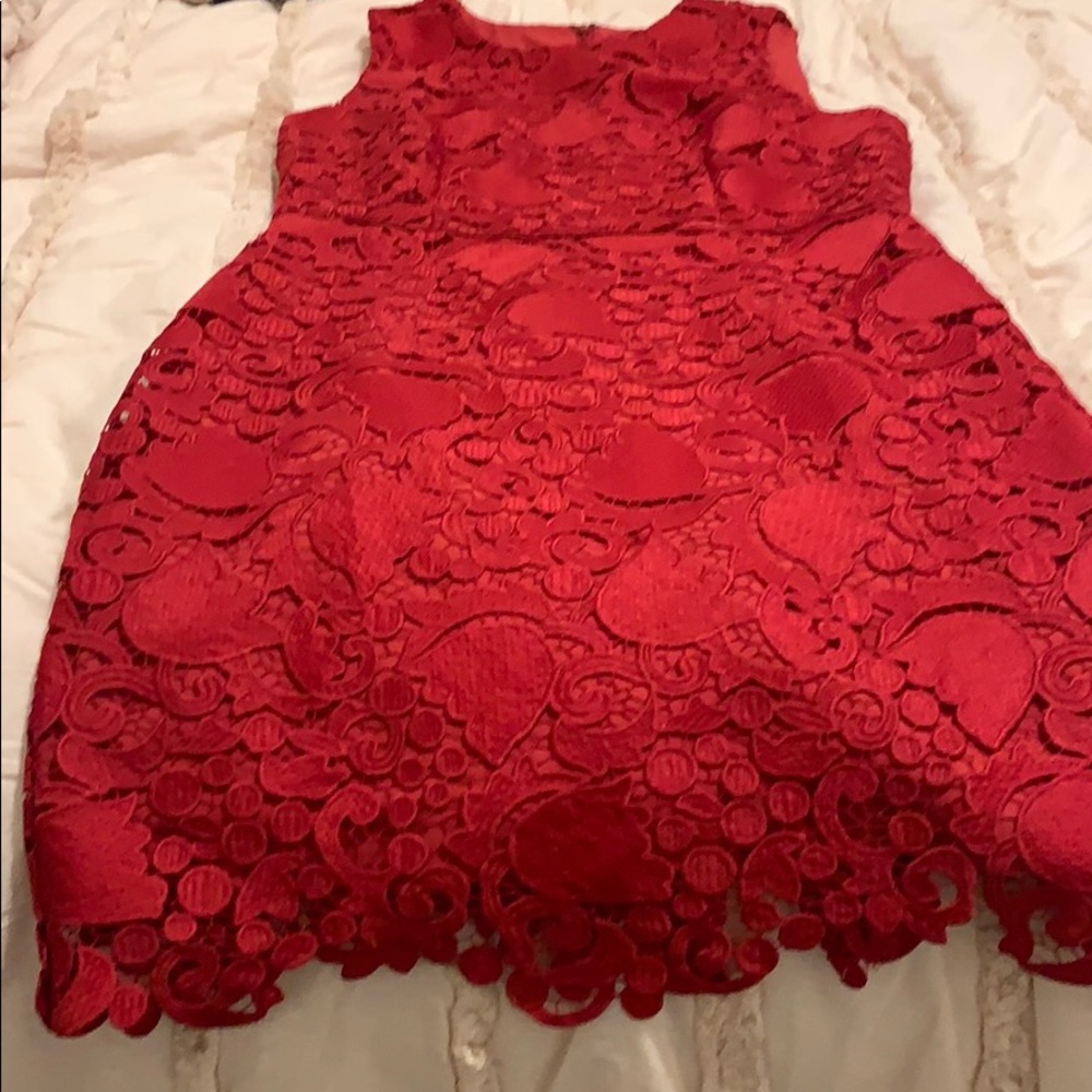 Ann Taylor red dress